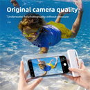 3-PCS Green IPX8 Waterproof Phone Pouch(19×11 CM) - Universal Touch Screen & Underwater Photo Case for Swimming, Snorkeling, and Beach