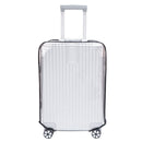 2-Pack 28" Clear PVC Luggage Cover - Heavy-Duty Waterproof & Scratch-Resistant Suitcase Protector