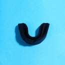 4-Pack Black Food Grade Silicone Sports Mouthguard(6x5x1.7CM) With Vented PP Case- Instant Fit Mouth Guardfor High Shock Protection