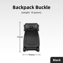 10 Pack Black MOLLE Clip Tactical Strap-Management Tool -  Ultralight Portable Backpack Buckle for Tactical Outdoor Gear Attachment