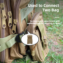 10 Pack Black MOLLE Clip Tactical Strap-Management Tool -  Ultralight Portable Backpack Buckle for Tactical Outdoor Gear Attachment