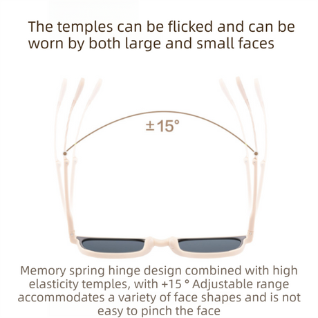 Ultra-Light Foldable TR Sunglasses for Women with Storage Bag - 15° Adjustable Temples & Premium Hinges, UV Protection (Black Frame/Pink Lenses)