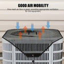 2-Pack Ventilated Resin Mesh Outdoor Air Conditioner Cover(71x71cm / 28x28inch) - Anti-Sun Heat Reduction AC Unit Net for Exterior Use