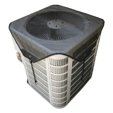 2-Pack Ventilated Resin Mesh Outdoor Air Conditioner Cover(81x81cm / 32x32inch) - Anti-Sun Heat Reduction AC Unit Net for Exterior Use