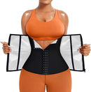 Silver Ion Sauna Waist Trainer for Women(Size S) - 2-in-1 Zipper and Hook/Eye Sweat-Wicking Sports Girdle, Postpartum Fitness Shapewear