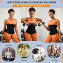 Silver Ion Sauna Waist Trainer for Women(Size S) - 2-in-1 Zipper and Hook/Eye Sweat-Wicking Sports Girdle, Postpartum Fitness Shapewear