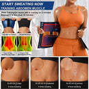 Silver Ion Sauna Waist Trainer for Women(Size M) - 2-in-1 Zipper and Hook/Eye Sweat-Wicking Sports Girdle, Postpartum Fitness Shapewear