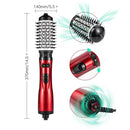 2-in-1 Gold Automatic Rotating Hot Air Styler(38/50mm Curling Barrel) - Multifunctional Hair Dryer Brush, Straightener & Curler with 3 Heat Settings and 360° Bi-directional Rotation