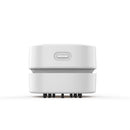 White Portable Handheld Cordless Mini Desktop Vacuum Cleaner - Powerful 10KPA Suction,  Efficient Dust & Debris Collection for Home, Office, and Student Use