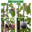 5-Pack Transparent Reusable Plant Air Layering Propagation Pod (Diameter: 5cm) - Anti-Waterlogging Grafting Root Ball Rooting Device for Flower & Fruit Trees