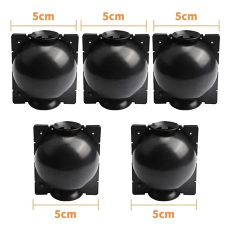 5-Pack Transparent Reusable Plant Air Layering Propagation Pod (Diameter: 5cm) - Anti-Waterlogging Grafting Root Ball Rooting Device for Flower & Fruit Trees