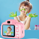 X2 Pink HD Dual Lens Kids Carrot Bunny Digital Camera - Multi-Functions With 20MP Interpolation, Photo & Multiple Filters, 1080P Video and Game