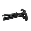 Folding LED Walking Cane with Dual Handle - Adjustable(88-98CM), Anti-Slip 4-Prong Base, and Stand-Up Function for Seniors
