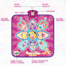 Purple Wireless Kids Electronic Princess Dance Mat & Music Playmat(90x90CM) - 7 Modes Foot Game Pad Toy with Digital Score Display
