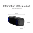 Black Smart Anti-Snoring Device - TENS Pulse Snore Stopper for Quieter Sleep