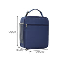 Green Insulated Lunch Bag with Shoulder Strap - Portable & Large Capacity Thermal Bento Tote