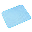 Blue Pet Summer Ice Silk Cooling Mat - Breathable Latex Sleep Pad for Dogs & Cats (50*40cm)