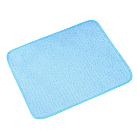 Blue Pet Summer Ice Silk Cooling Mat - Breathable Latex Sleep Pad for Dogs & Cats (150*100cm)