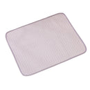 Grey Pet Summer Ice Silk Cooling Mat - Breathable Latex Sleep Pad for Dogs & Cats (150*100cm)