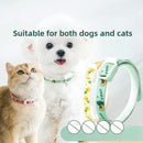 2-Pcs Yellow Pet Insect Repellent Collar with Plant-Based Essential Oils – Adjustable, Water-Washable & Safe for Dogs and Cats(52cm)