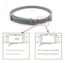 3-Pcs Green 8-Month Flea and Tick Repellent Collar for Dogs and Cats – Waterproof, Adjustable & Safe with Natural Herbal Oils(38cm)