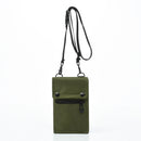 Green Men's & Women's Nylon Crossbody Phone Bag - Multi-purpose Splash-proof Shoulder Pouch for Travel & Daily Use