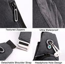 Blue on the right shoulder New Men's Reflective Crossbody Sling Bag - Casual Commuter Shoulder Chest Pack for Daily Essentials