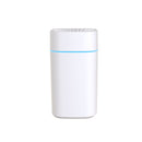 White 2-in-1 Ultrasonic Air Humidifier & Essential Oil Diffuser with 7-Color LED Night Light - Quiet Desktop Mini Humidifier for Home, Office, Bedroom