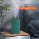 Blue 2-in-1 Ultrasonic Air Humidifier & Essential Oil Diffuser with 7-Color LED Night Light - Quiet Desktop Mini Humidifier for Home, Office, Bedroom