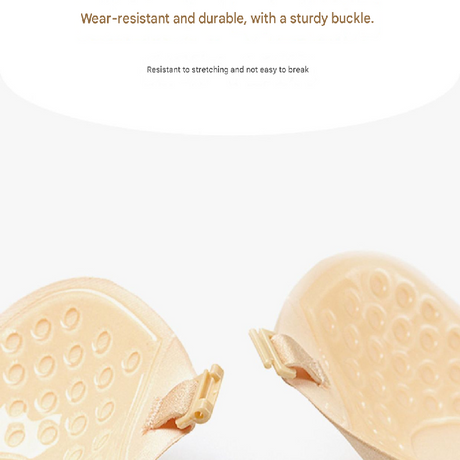 3-PCS Black color Invisible Silicone Push-Up Bra - Reusable Adhesive Mango Breast Pasties with Breathable Design - Strapless Backless Self-Adhesive Nipple Covers for Women(Cup B)
