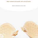 3-PCS Black color Invisible Silicone Push-Up Bra - Reusable Adhesive Mango Breast Pasties with Breathable Design - Strapless Backless Self-Adhesive Nipple Covers for Women(Cup D)