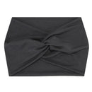 5-PCS Grey Women's Extra Wide Turban Headband - Elastic Yoga & Sports Hair Wrap