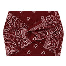 5-PCS Cashew nuts are red Women's Extra Wide Turban Headband - Elastic Yoga & Sports Hair Wrap