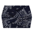 5-PCS The cashew nuts are dark blue Women's Extra Wide Turban Headband - Elastic Yoga & Sports Hair Wrap