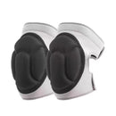 2 Pack Grey Thick EVA Foam Knee Pads Anti-Slip Breathable Sponge Knee Guards for Gardening Flooring Dance Volleyball & Work Impact Protection(Size S)