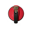 4 Pack Red plate + black buckle Heavy Duty Suction Cup Anchors with S-Hooks for Car Side Awnings and Camping Tarps Multifunctional Tie Down Points for Outdoor Road Trips 10kg Capacity
