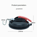 4 Pack Sky blue plate + green buckle Heavy Duty Suction Cup Anchors with S-Hooks for Car Side Awnings and Camping Tarps Multifunctional Tie Down Points for Outdoor Road Trips 10kg Capacity