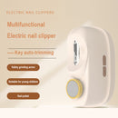 Pink Electric Nail Clipper and Grinder 2-in-1 Automatic Nail Trimmer with LED Light Rechargeable Manicure Tool for Babies Adults and Seniors