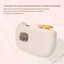 Pink Electric Nail Clipper and Grinder 2-in-1 Automatic Nail Trimmer with LED Light Rechargeable Manicure Tool for Babies Adults and Seniors