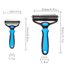 Wheat color Pet Grooming Comb – Fine Toothed Side for Hair Removal and Detangling, Ideal for Dogs with Long or Thick Coats in Australia