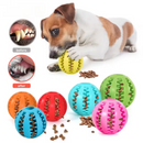 Red TPR Dog Chew Ball Set – 3-Piece Size Combination (Small, Medium, Large) with Food Hiding Design for Teeth Cleaning and Mental Stimulation in Australia