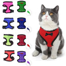 2-Pcs Black Adjustable Pet Harness with Leash – Breathable Mesh Design for Small Dogs, Cats, Chickens, Ducks & More | Anti-Escape, 360° Support, Lightweight & Comfortable in Australia(Size:M)