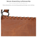 Brown Minimalist Large Capacity Tote Bag with Detachable Pouch – Soft PU Leather Shoulder Handbag for Everyday Use