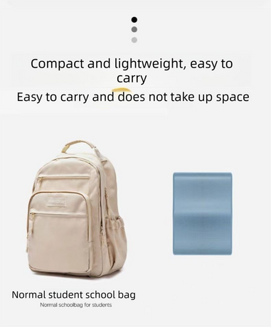 Azurite Ergonomic Memory Foam Student Seat Cushion – 34×24×5cm, Breathable & Anti-Slip Design for Long-Term Sitting Comfort in Classrooms | Ideal for Primary and Secondary School Students