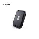 Black RFID Blocking Aluminium Card Holder Wallet Waterproof Hard Shell Case with Cash Strap for Men Travel and Daily Use