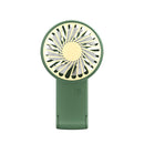 Green 2 Pack Mini Portable Handheld Fan Foldable Desktop Personal Fan USB Rechargeable Pocket Fan with 3 Speeds for Travel Office and Outdoor