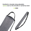 Grey Insulated Golf Beer Cooler Bag Cylindrical Tube Design with PEVA Lining 83cm Portable Crossbody Shoulder Strap for Australian Golf and BBQs