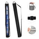 Grey Insulated Golf Beer Cooler Bag Cylindrical Tube Design with PEVA Lining 83cm Portable Crossbody Shoulder Strap for Australian Golf and BBQs