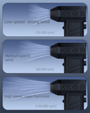 Large 140,000 RPM Cordless Air Duster & Vacuum 4-in-1 with 8000mAh Battery for Australian Homes