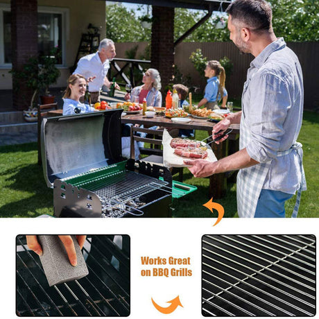 5 Pack Grill Cleaning Brick Pumice Stone BBQ Cleaner Block Heavy Duty Grease Remover for Griddle Stove and Kitchen Sink